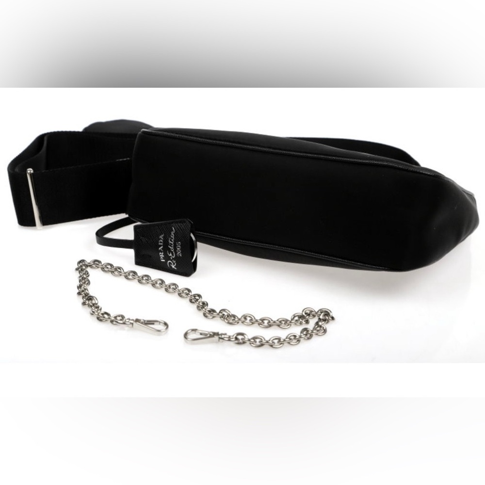 PRADA BLACK RE-ADDITION 2005
BAG WITH POUCH CROSSBODY - Picture 6 of 16